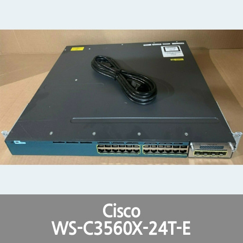 [Cisco] WS-C3560X-24T-E Gigabit Switch with Single AC &amp; C3KX-NM-1G