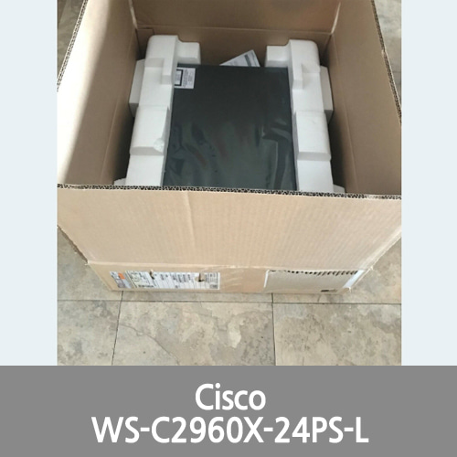 [Cisco] WS-C2960X-24PS-L 2960-X 24 Port PoE 370W LAN Base Switch