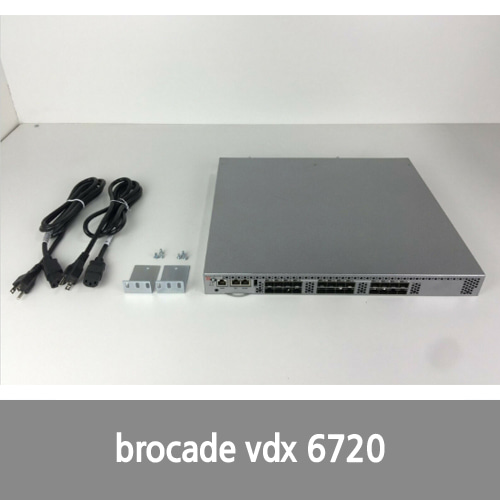 [Brocade] Brocade BR-VDX6720-24-R w/ PoD 1 &amp; VCS_FABRIC Licenses 24x ACTIVE PORTS