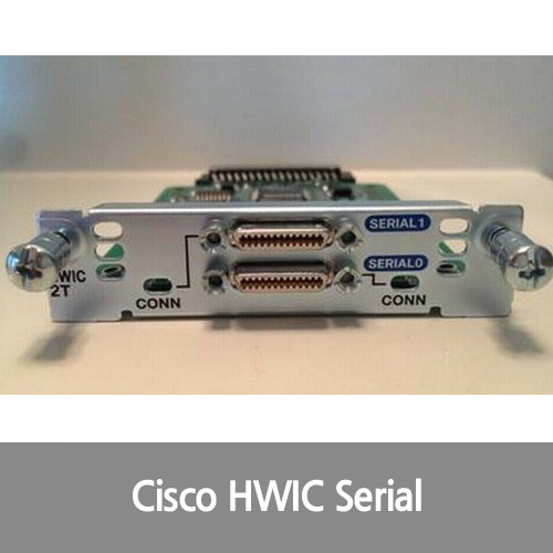 [Cisco][시리얼포트] HWIC-2T 2-Port High-Speed Asynchronous Serial WAN Interface Card 1Year Wrr