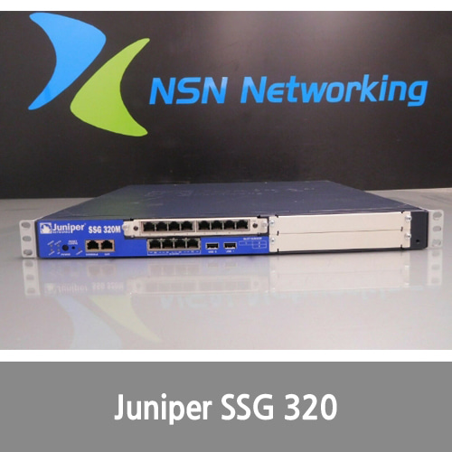 [Juniper] Networks SSG-320M-SH 4-Port Secure Services Gateway w/ JXU-8GE-TX-S