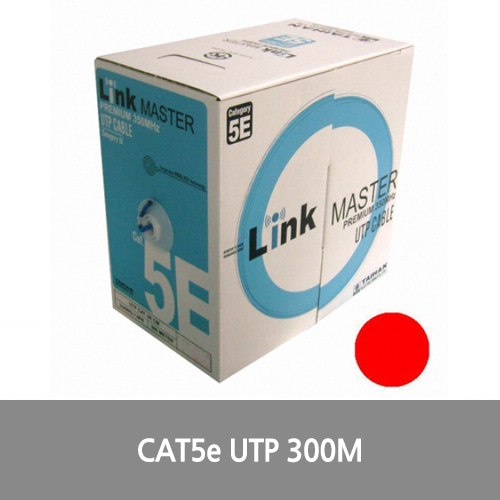[대한전선][UTP케이블]CAT5e UTP 300M 레드