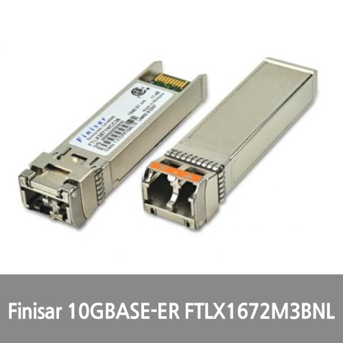 [Finisar][광모듈] 10GBASE-ER/OC-192 IR-2 Multirate 40km SFP+ Optical Transceiver FTLX1672M3BNL