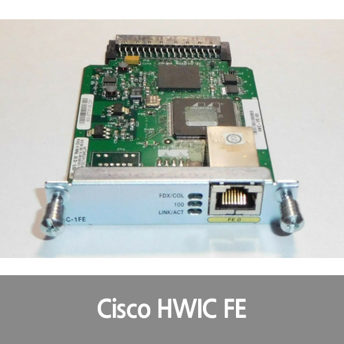 [Cisco][FE포트] HWIC-1FE V01 Fast Ethernet Layer 3 WAN Interface Card