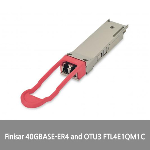 [Finisar][광모듈] 40GBASE-ER4 and OTU3 Multirate 40km QSFP+ Optical Transceiver FTL4E1QM1C