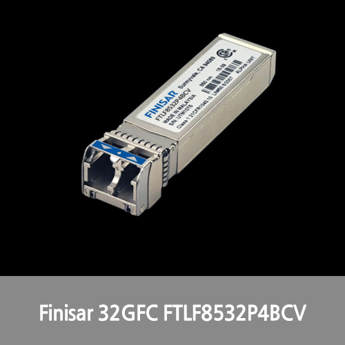 [Finisar][광모듈] 32G Fibre Channel (32GFC) Short-Wavelength SFP28 Optical Transceiver FTLF8532P4BCV
