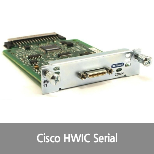 [Cisco][시리얼포트] HWIC-1T 1-Port Serial WAN Interface Card Expansion Module - NIB Mouse over to Zoom