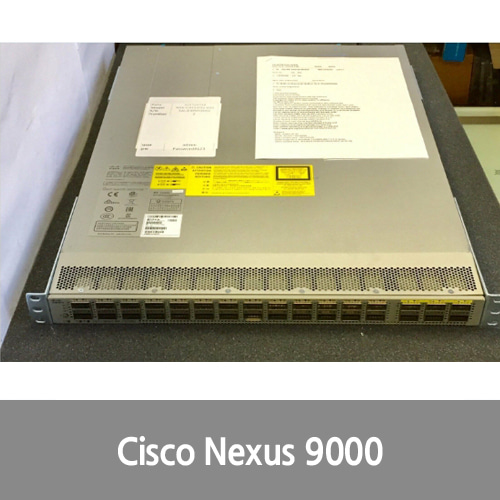 [중고][Cisco] N9K-C9332PQ V03 Nexus9000 Chassis Switch Test Sheet Included