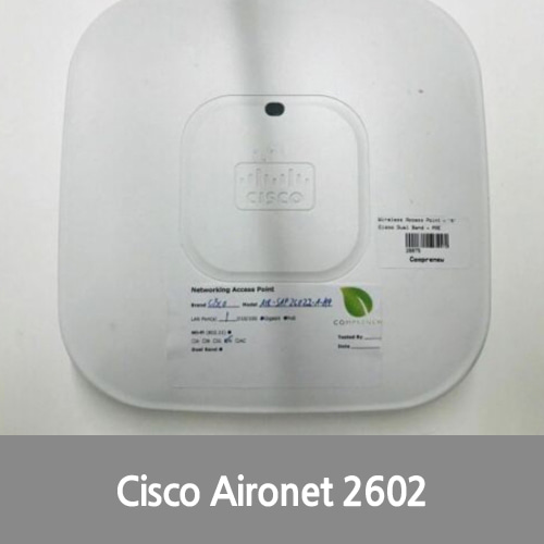 [중고][Cisco][무선AP] AIR-SAP2602I-A-K9 Aironet Series Wireless N DUAL BAND Access Point PoE 100