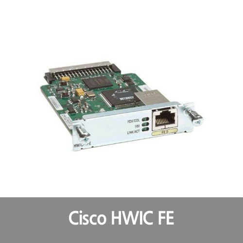 [Cisco][FE포트] HWIC-1FE GENUINE 1-Port Fast Ethernet Layer 3 HWIC Interface Card