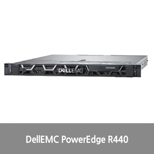 [신품][랙서버][DellEMC] PowerEdge R440 1U Server (4LFF) Silver 4110 서버