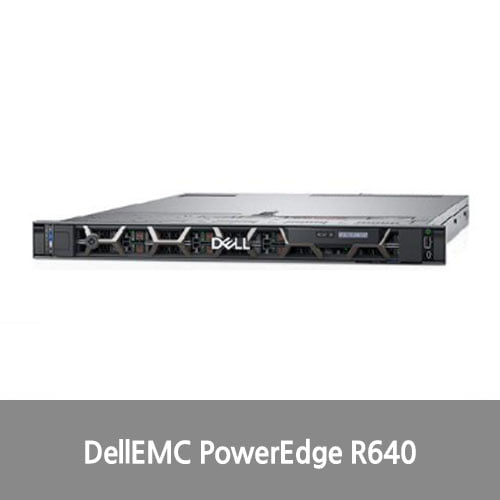 [신품][랙서버][DellEMC] PowerEdge R640 1U Server Silver 4110 서버