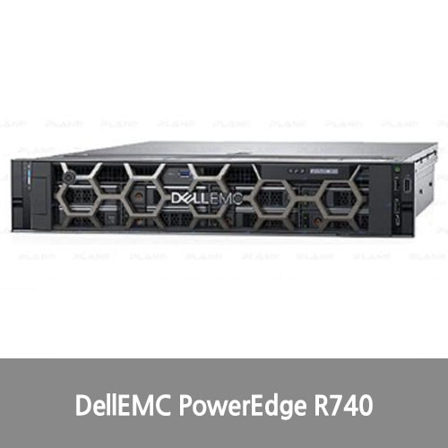 [신품][랙서버][DellEMC] PowerEdge R740 2U 8LFF Silver 4112 16G/1T/H730P/750W/RW/3y 서버