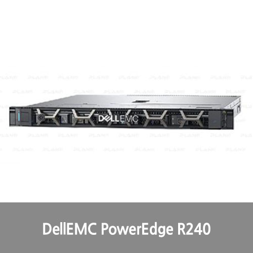 [신품][랙서버][DellEMC] PowerEdge R240 4LFF 1U E-2126G 8G/1T/H330/250W/RW/3y 서버