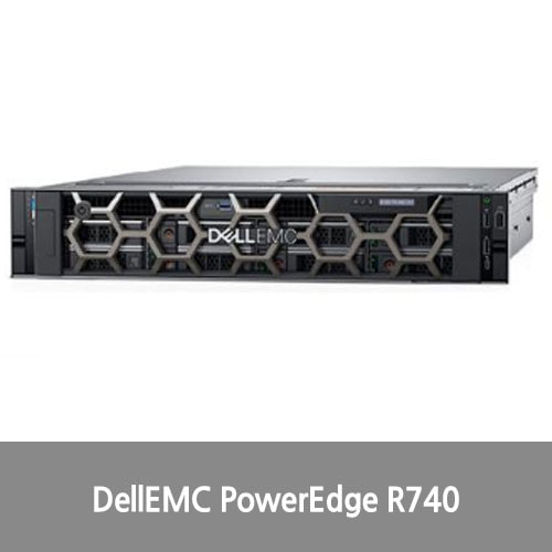 [신품][랙서버][DellEMC] PowerEdge R740 2U LFF Server Silver 4112 서버