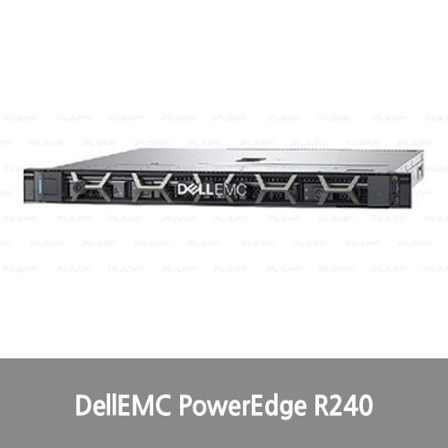 [신품][랙서버][DellEMC] PowerEdge R240 4LFF 1U E-2124 8G/1T/S140/250W/RW/3y 서버