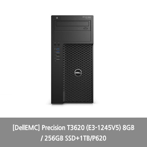 [DellEMC] Precision T3620 (E3-1245V5) 8GB/ 256GB SSD+1TB/P620