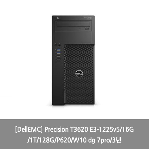 [DellEMC] Precision T3620 E3-1225v5/16G/1T/128G/P620/W10 dg 7pro/3년