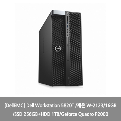 [DellEMC] Dell Workstation 5820T /제온 W-2123/16GB/SSD 256GB+HDD 1TB/Geforce Quadro P2000/Win7 Pro/3년보증