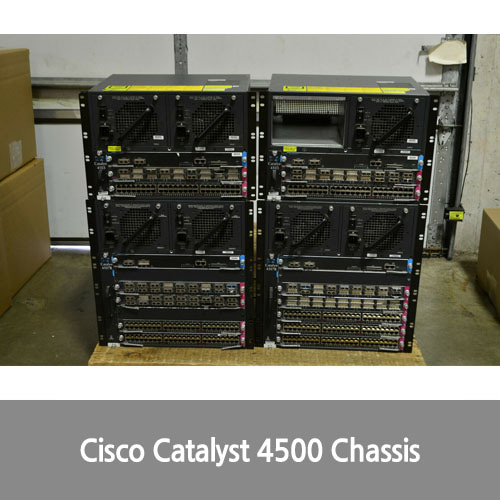 [Cisco] 백본 Lot of 4 - Cisco Catalyst 4500 Series Chassis - 4507R and 4503 Units w/ Modules