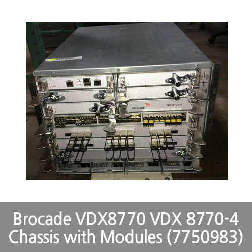 [Brocade] VDX8770 VDX 8770-4 Chassis with Modules (7750983)